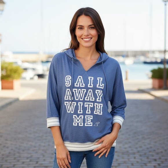 Tops - Sail Away With Me Hoodie